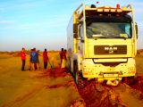 Tief im Sand in Mauretanien