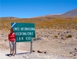 Einreise nach Chile auf dem Jama Pass 