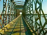 Brücke über den Rio Uruguay